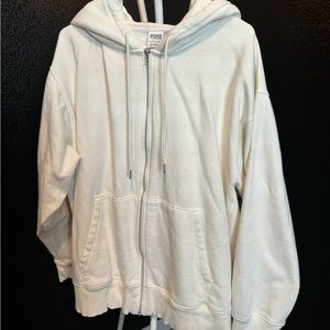 PINK oversized zip up